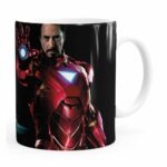 Caneca Os Vingadores Iron Man Branca