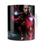 Caneca Os Vingadores Iron Man Branca