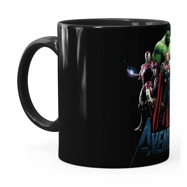 Caneca Os Vingadores V01 Preta
