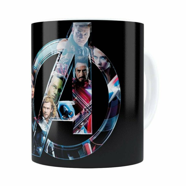 Caneca Os Vingadores V02 Branca
