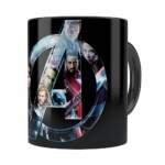 Caneca Os Vingadores V02 Preta