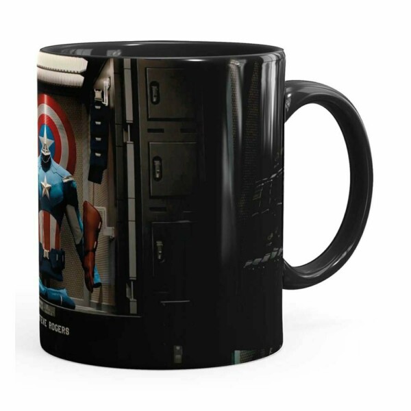 Caneca Os Vingadores V03 Preta