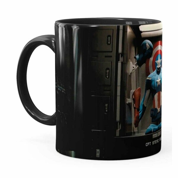 Caneca Os Vingadores V03 Preta