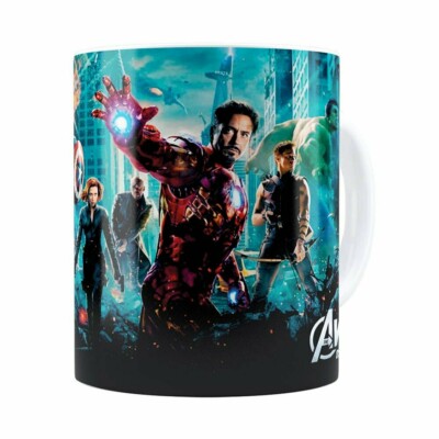 Caneca Os Vingadores V04 Branca