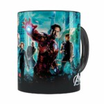 Caneca Os Vingadores V04 Preta