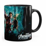 Caneca Os Vingadores V04 Preta