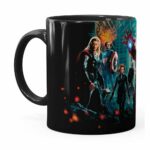 Caneca Os Vingadores V04 Preta