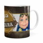 Caneca Papai Você é O Cara 4 Fotos Branca