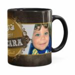 Caneca Papai Você é O Cara 4 Fotos Preta