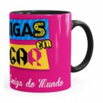 Caneca Para A Melhor Amiga Preta