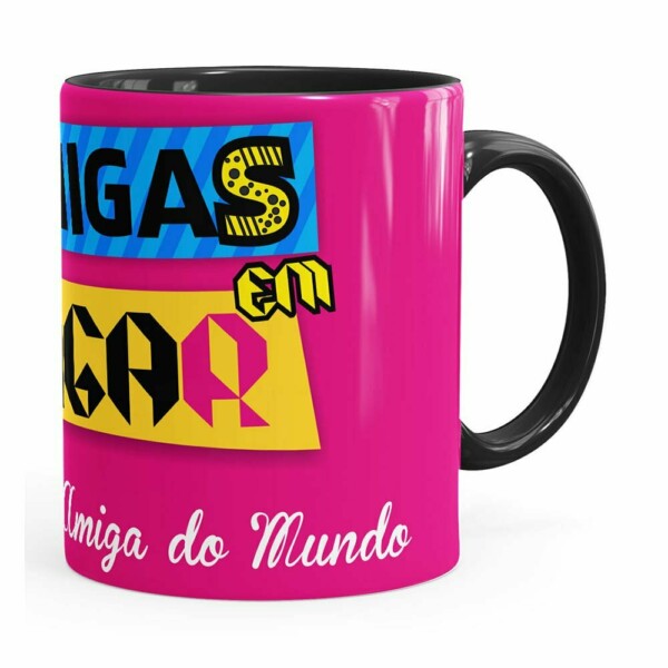 Caneca Para A Melhor Amiga Preta