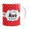 Caneca Para A Melhor Avó Do Mundo Branca