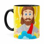 Caneca Páscoa Verdadeiro Significado é Jesus V02 Preta