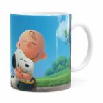 Caneca Peanuts Snoopy E Charlie Brown Branca