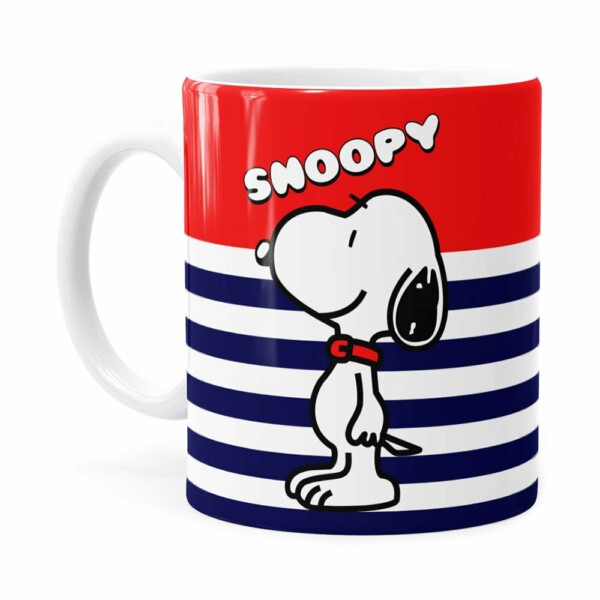 Caneca Peanuts Snoopy V01 Branca