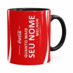 Caneca Personalizada Coca-cola Quanto Mais Preta