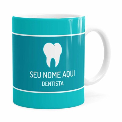 Caneca Personalizada Dentista Branca