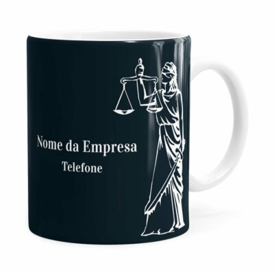 Caneca Personalizada Direito V02 Branca