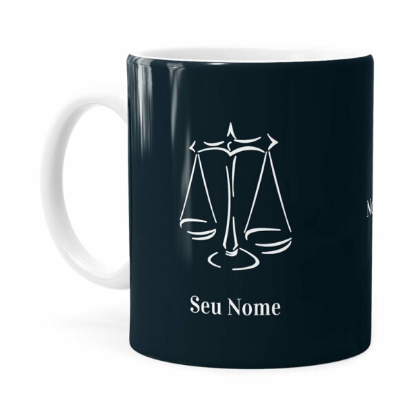 Caneca Personalizada Direito V02 Branca