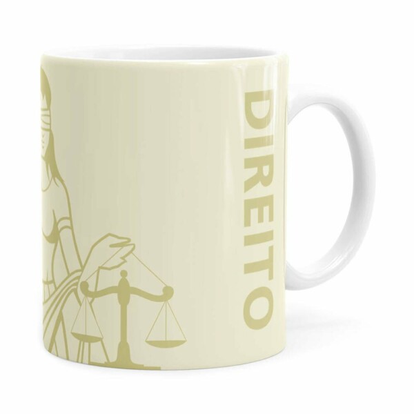 Caneca Personalizada Direito V03 Branca