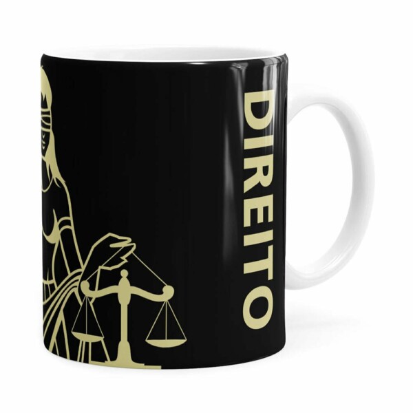 Caneca Personalizada Direito V04 Branca