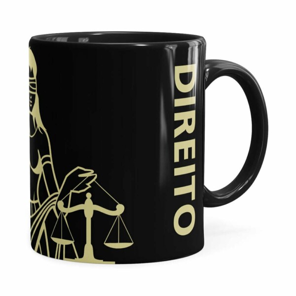 Caneca Personalizada Direito V04 Preta