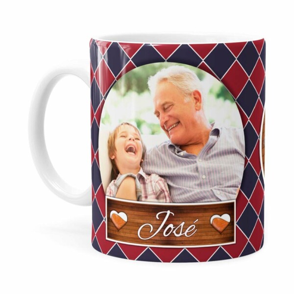 Caneca Personalizada Doce De Dindo Com Foto Branca