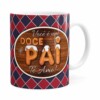 Caneca Personalizada Doce de Pai com Nome Branca