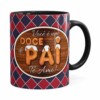 Caneca Personalizada Doce De Pai Com Nome Preta