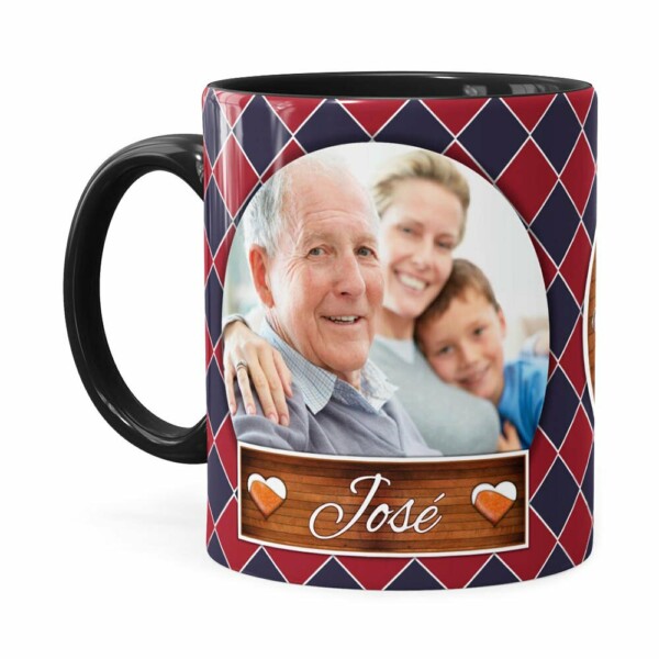 Caneca Personalizada Doce De Sogro Com Foto Preta