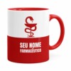 Caneca Personalizada Farmacêutico Vermelha