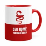 Caneca Personalizada Farmacêutico Vermelha