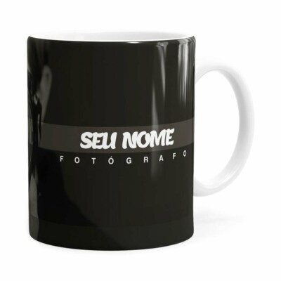 Caneca Personalizada Fotógrafo V01 Branca