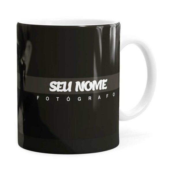 Caneca Personalizada Fotógrafo V01 Branca