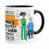 Caneca Personalizada Sou Enfermeira Com Nome Preta