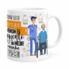 Caneca Personalizada Sou Enfermeiro Com Nome Branca