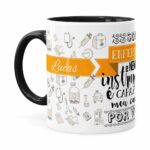 Caneca Personalizada Sou Enfermeiro Com Nome Preta