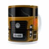 Caneca Personalizada Truck Mostarda V01 Com Nome Branca