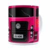 Caneca Personalizada Truck Pink V01 Com Nome Branca