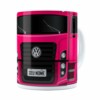 Caneca Personalizada Truck Pink V02 Com Nome Branca
