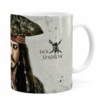Caneca  Jack Sparrpiratas Do Caribeow Branca