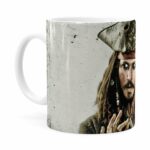 Caneca  Jack Sparrpiratas Do Caribeow Branca
