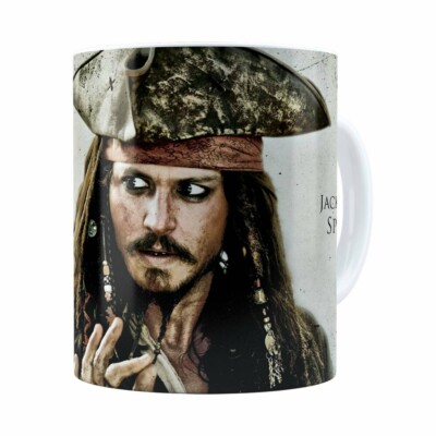 Caneca  Jack Sparrpiratas Do Caribeow Branca