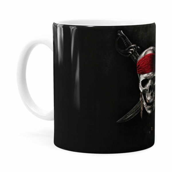 Caneca Piratas Do Caribe V01 Branca