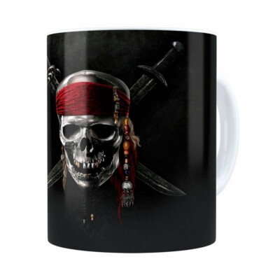 Caneca Piratas Do Caribe V01 Branca
