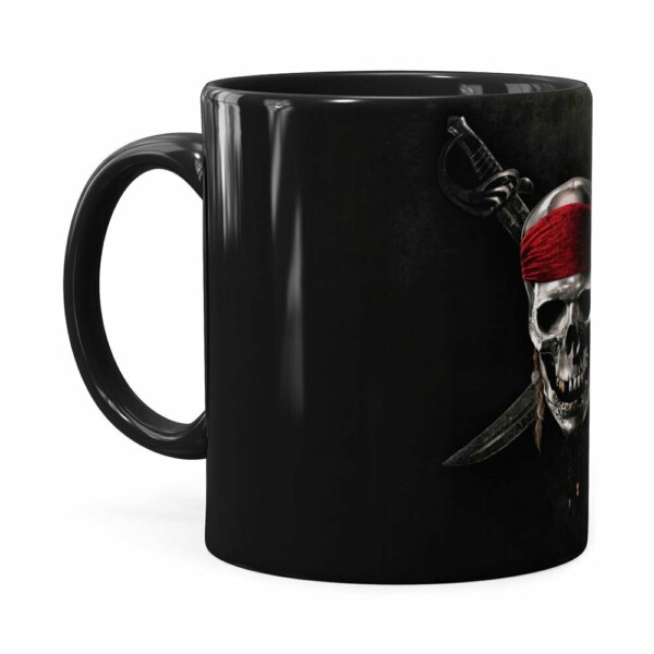 Caneca Piratas Do Caribe V01 Preta