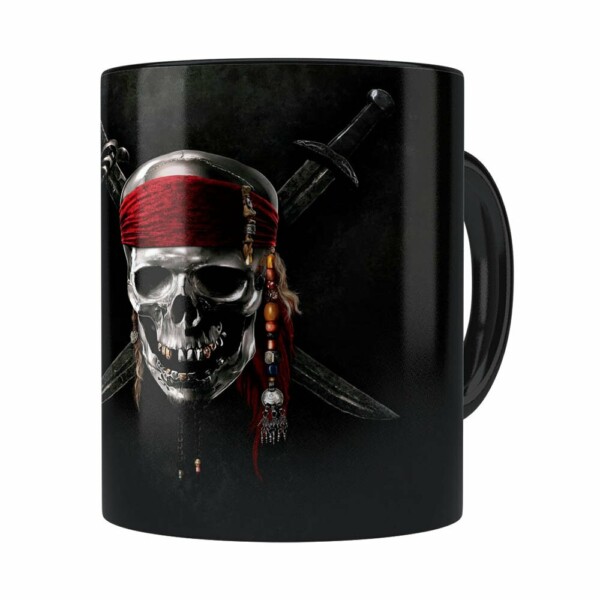 Caneca Piratas Do Caribe V01 Preta