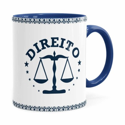 Caneca Profissões Advogado V01 Azul Escuro