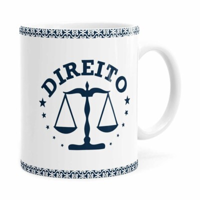 Caneca Profissões Advogado V01 Branca