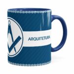 Caneca Profissões Arquitetura V01 Azul Escuro